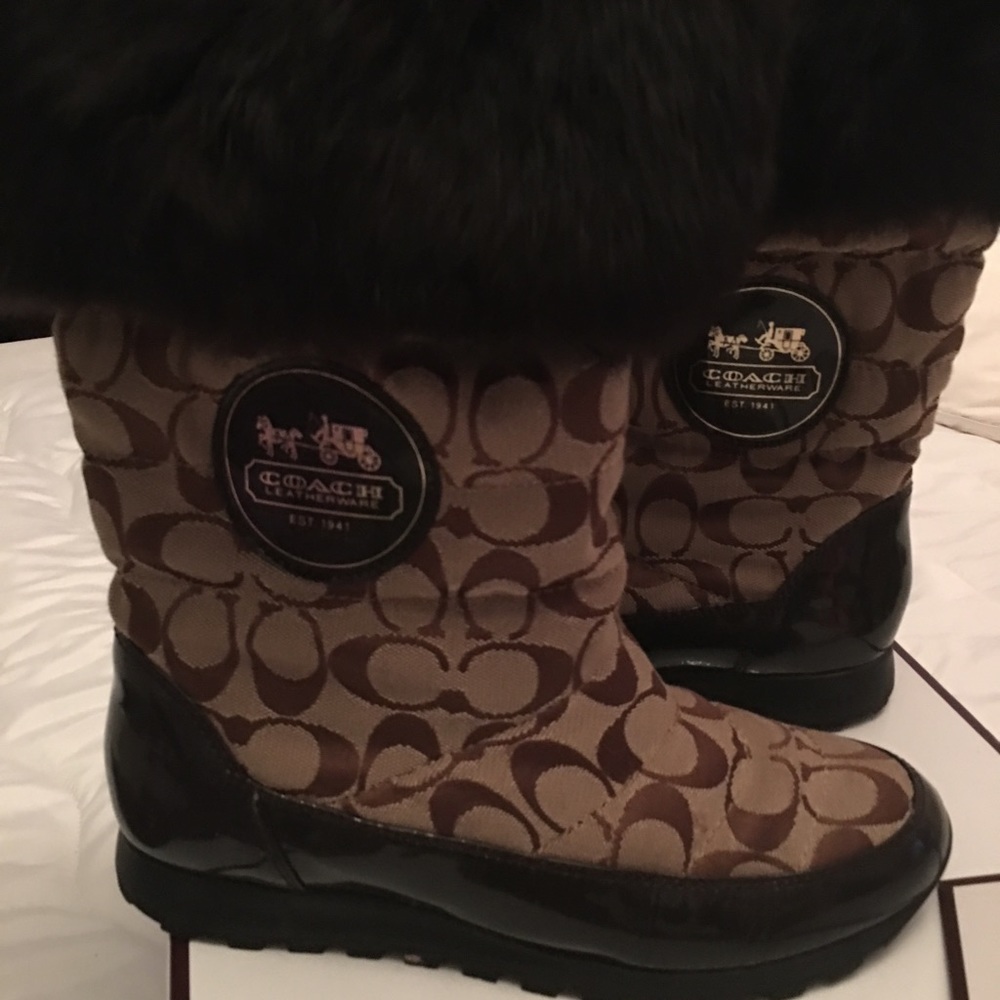 Authentic Coach Winter Boots